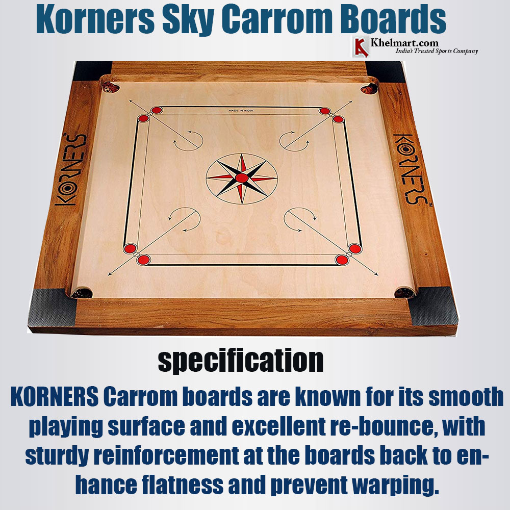 korners sky carrom board